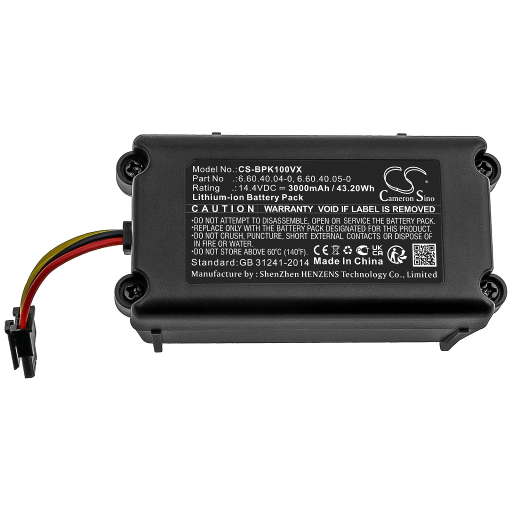 Compatible battery replacement for Sencor  6.60.40.05-0, 6.60.40.04-0, SRX 1002, 18650-4SM26, BONA18650-MF1...