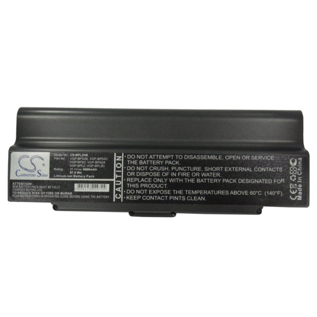 Notebook battery Sony VAIO VGN-SZ83NS