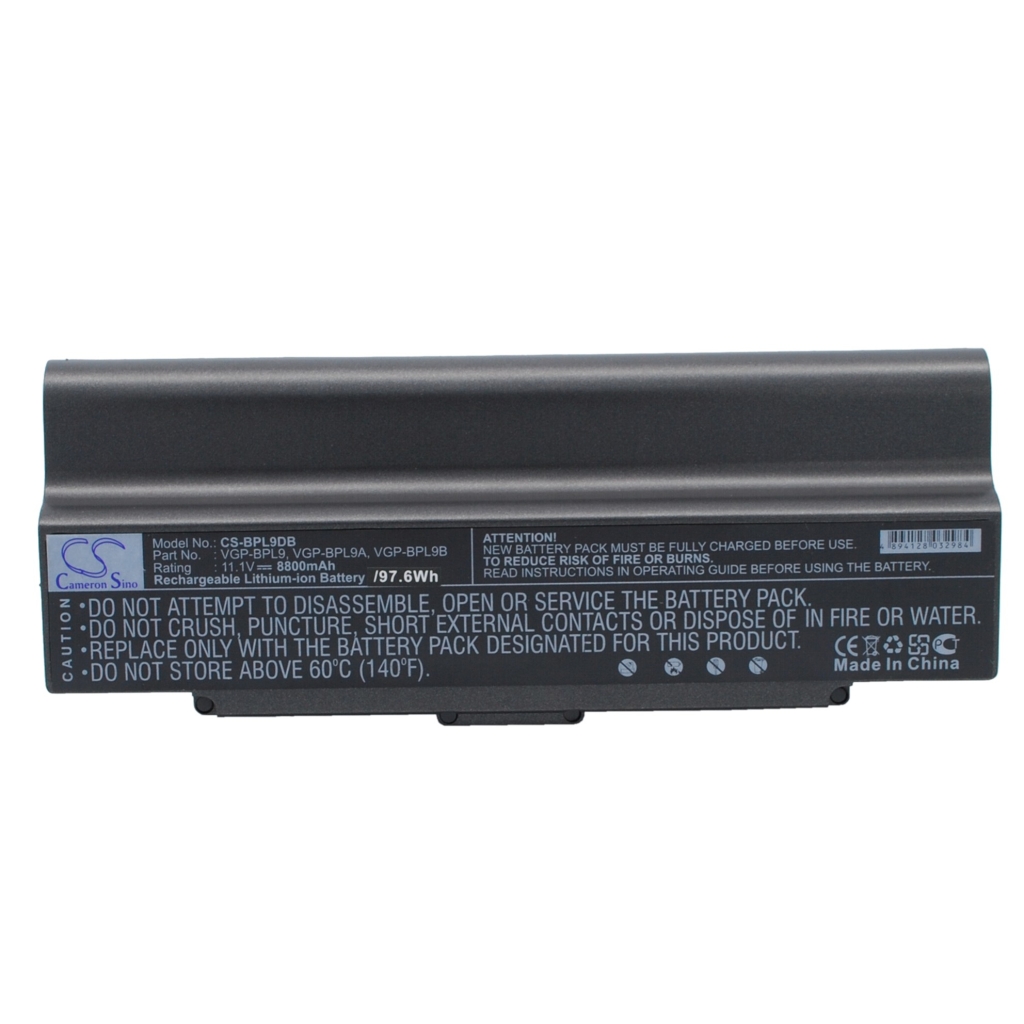 Notebook battery Sony VAIO VGN-CR490EBW