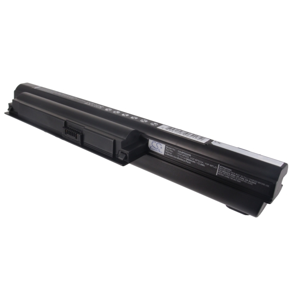 Compatible battery replacement for Sony  VGP-BPS22A, VGP-BPS22/A, VGP-BPS22, VGP-BPL22