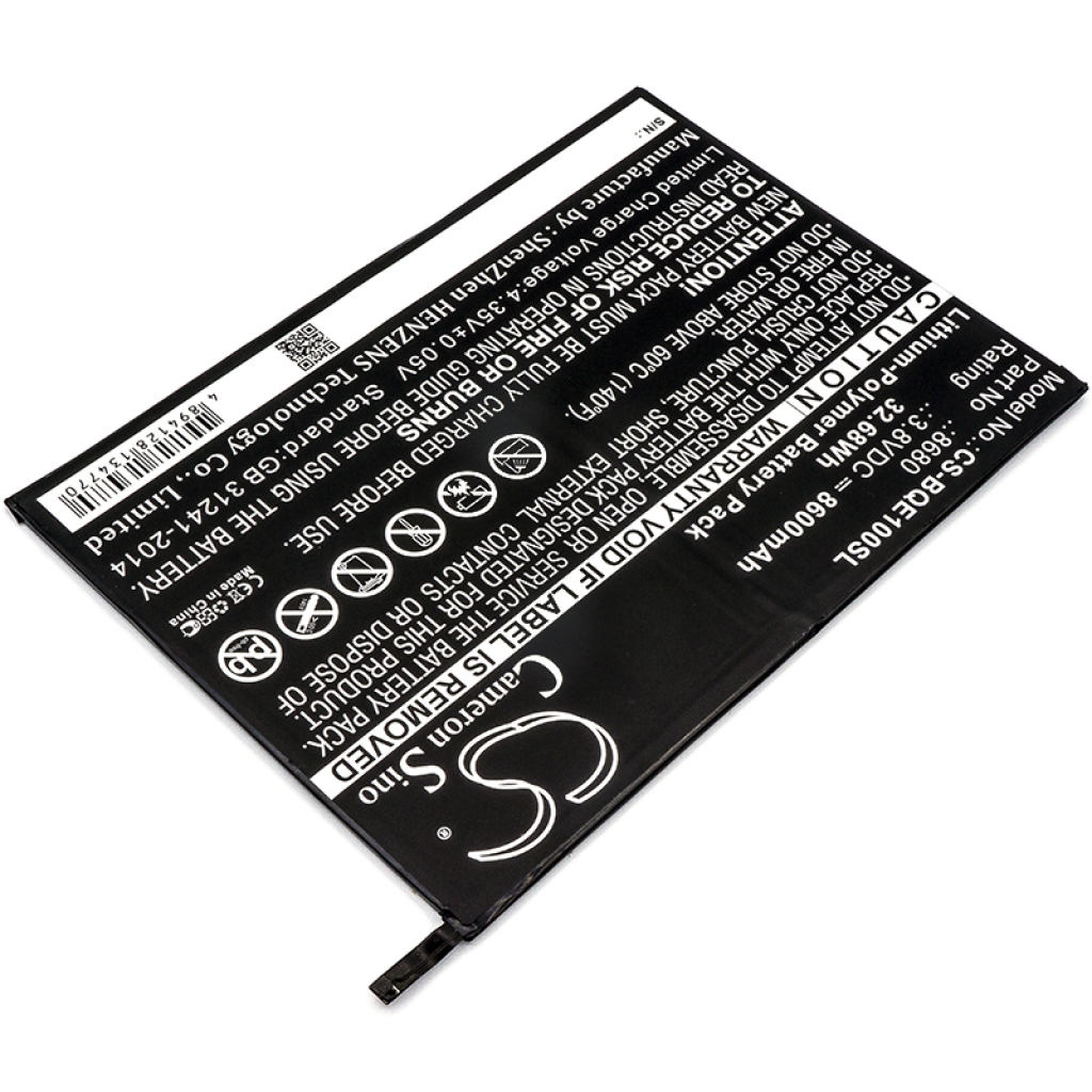 Compatible battery replacement for Bq 8680