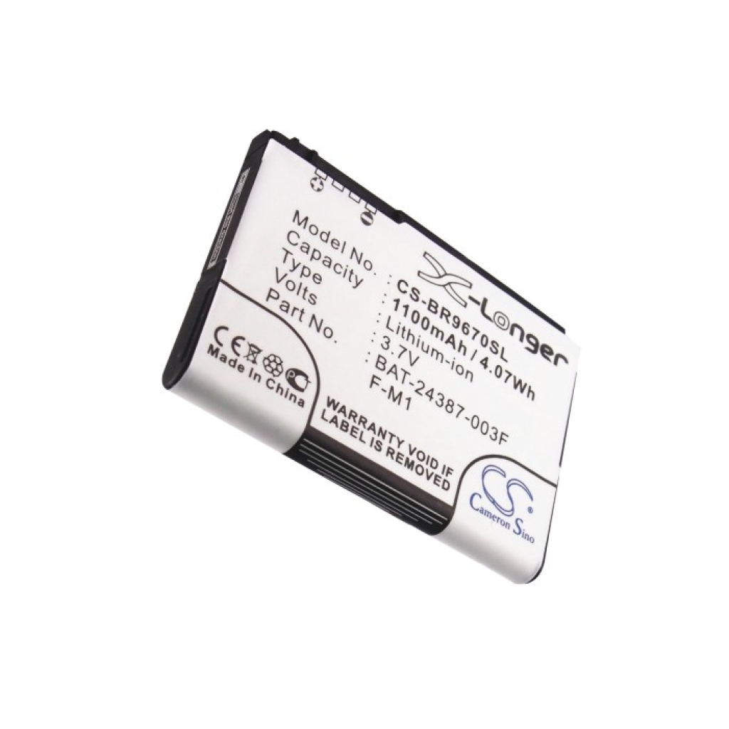 Compatible battery replacement for BlackBerry  BAT-24387-003, 30130001RM, F-M1