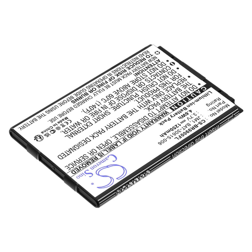 Compatible battery replacement for BlackBerry  BAT-30615-006, JM1, J-M1