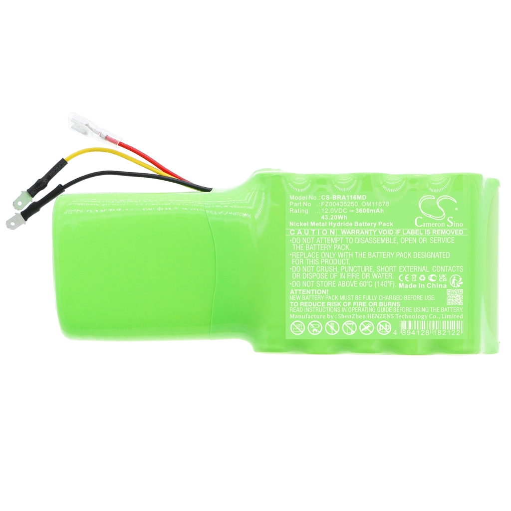 Compatible battery replacement for B.braun  MED2247, AS36320, MED0169, 8545, FZ00435250...