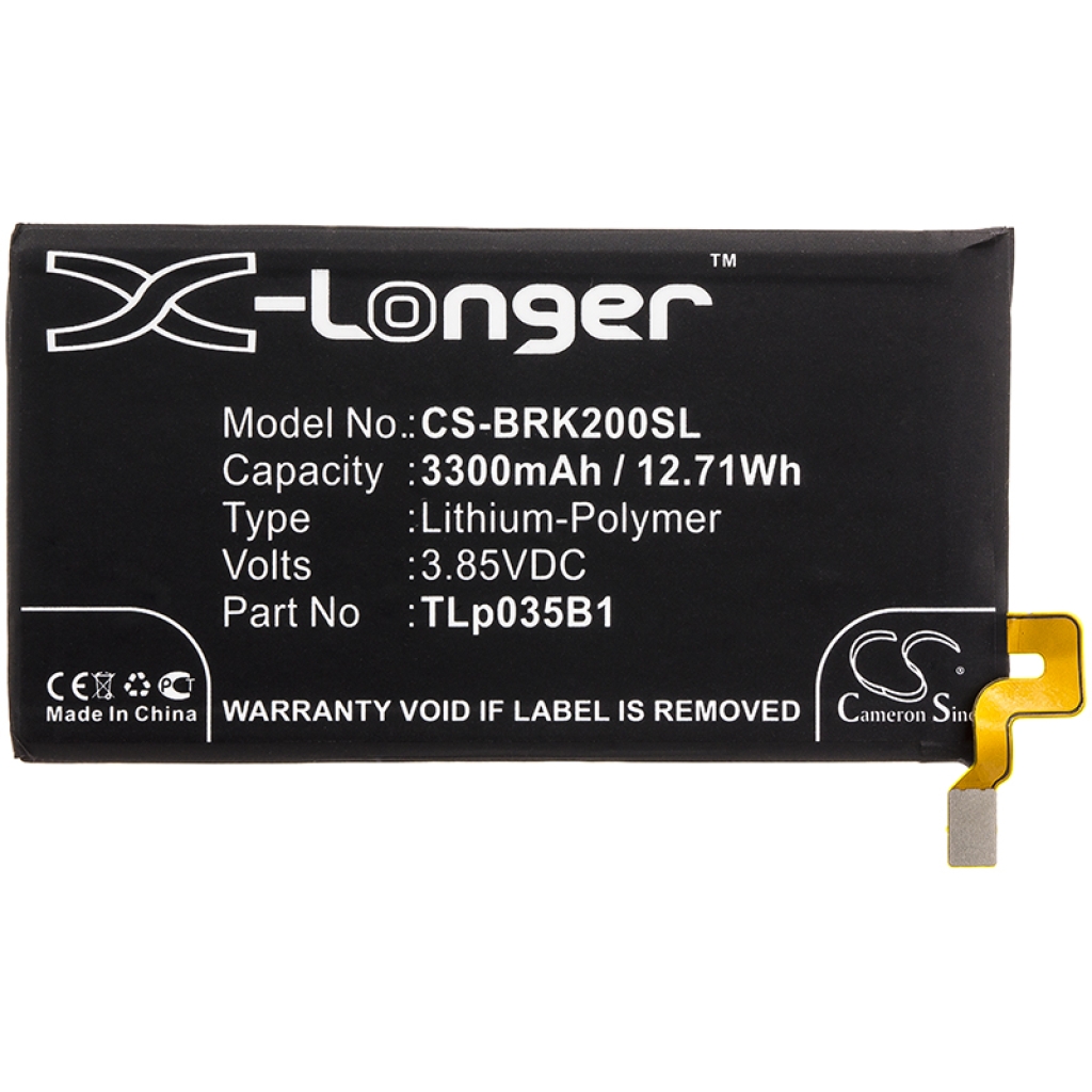 Compatible battery replacement for BlackBerry TLP035B1