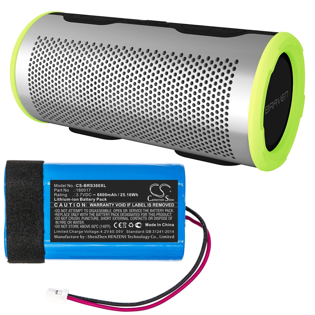 Speaker Battery Braven CS-BRS360XL