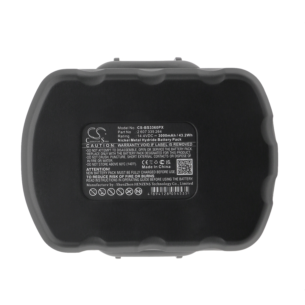 Compatible battery replacement for BOSCH  2 607 335 533, BAT140, 2 607 335 264, 2 607 335 694, 2 607 335 528...