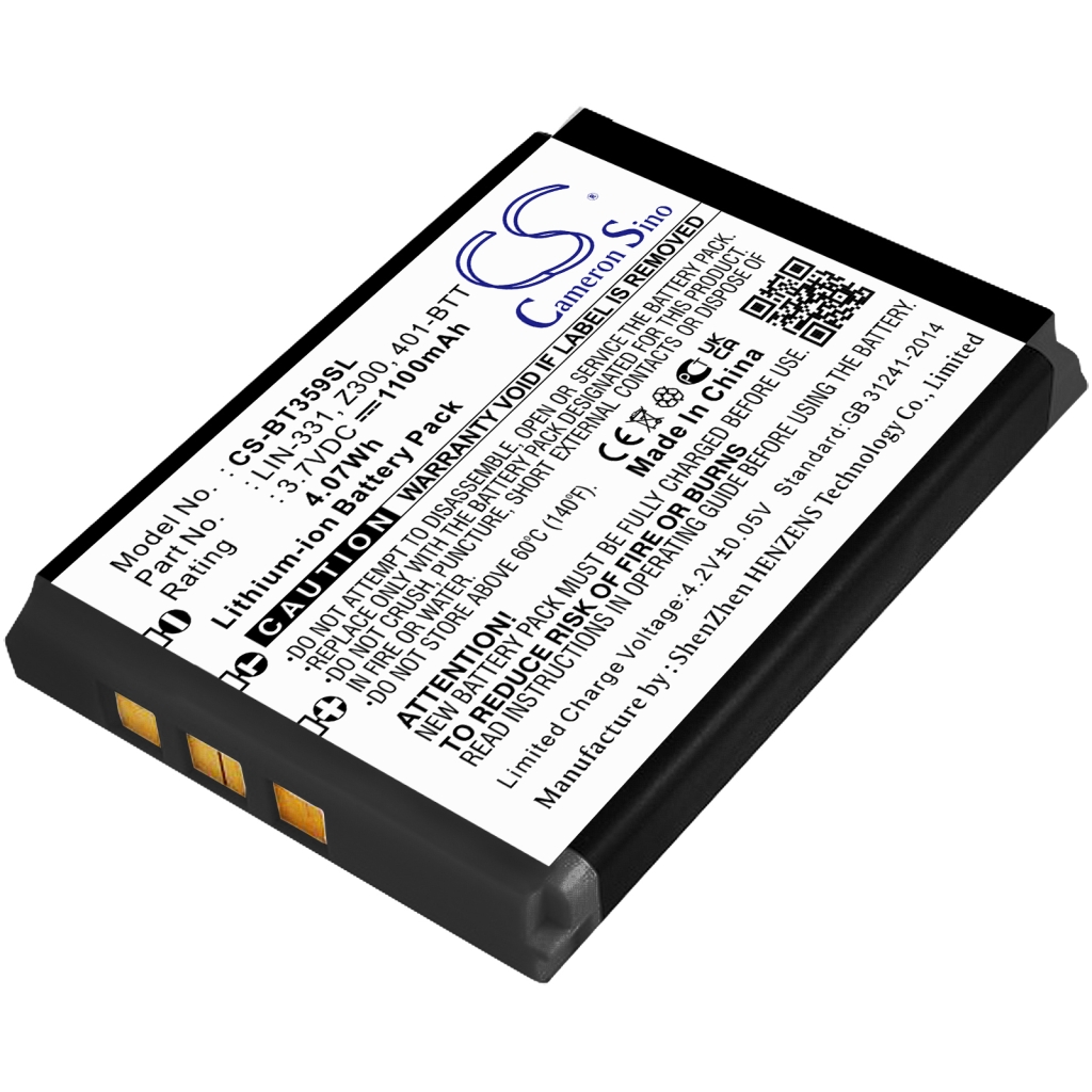 Compatible battery replacement for Haicom  Z300, LIN-331, 401-BTT