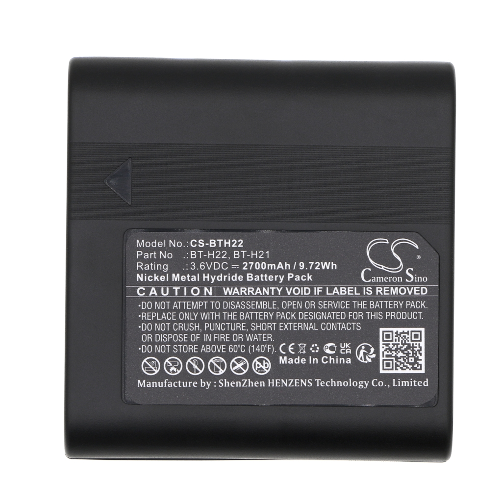 Compatible battery replacement for Sharp  BT-H22U, BT-H22, BT-H21U, BT-H21