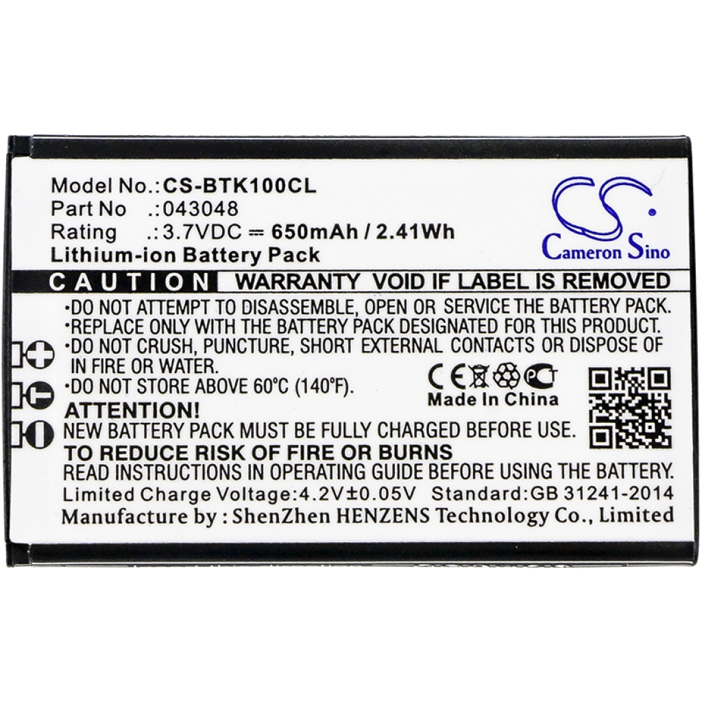 Cordless Phone Battery Bt CS-BTK100CL