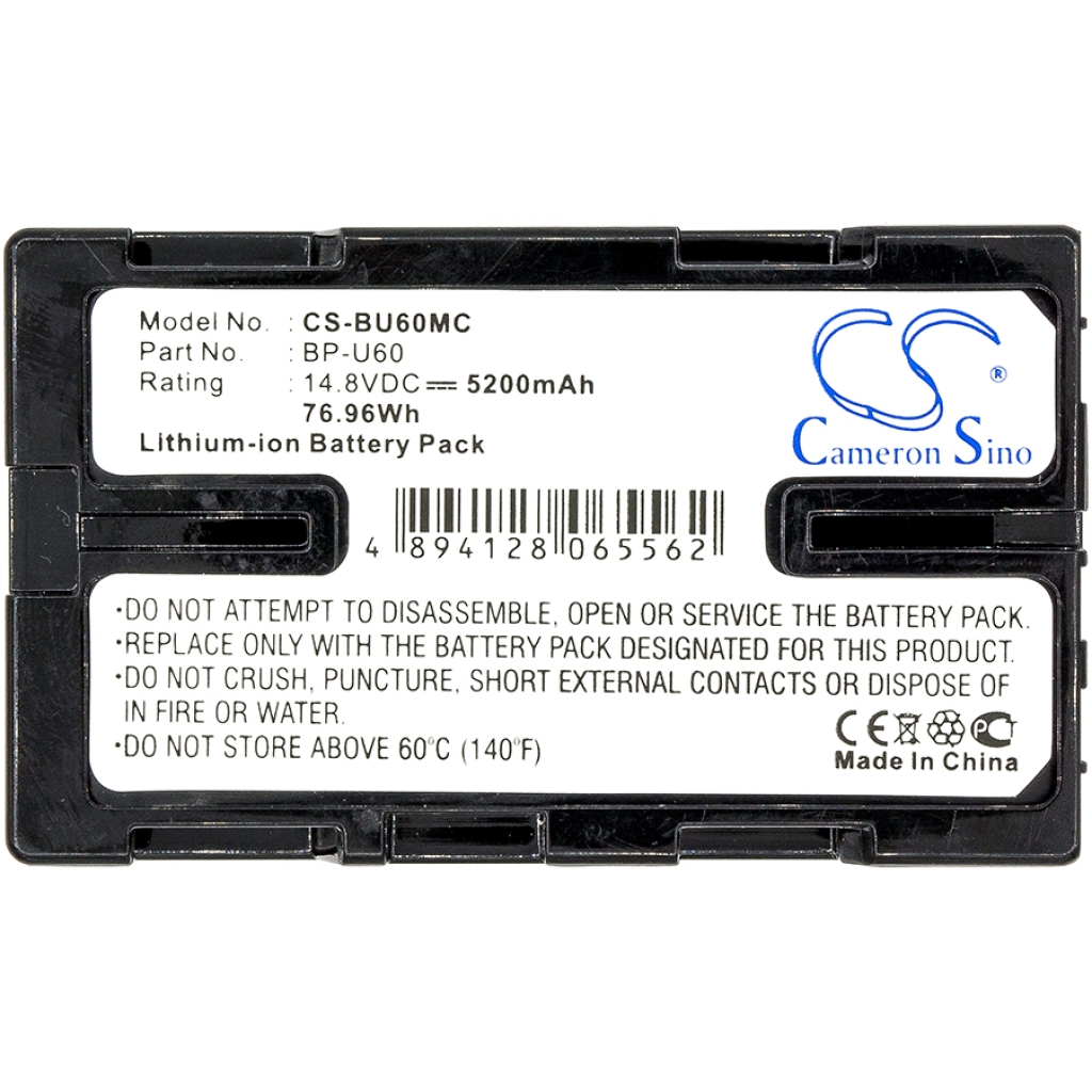 Compatible battery replacement for Sony  BP-U65, BP-U60