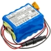 Compatible battery replacement for Besam  15VREAAL, 738610, 15070, 65500, 3365000...