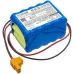 Compatible battery replacement for Besam  15VREAAL, 738610, 15070, 65500, 3365000...