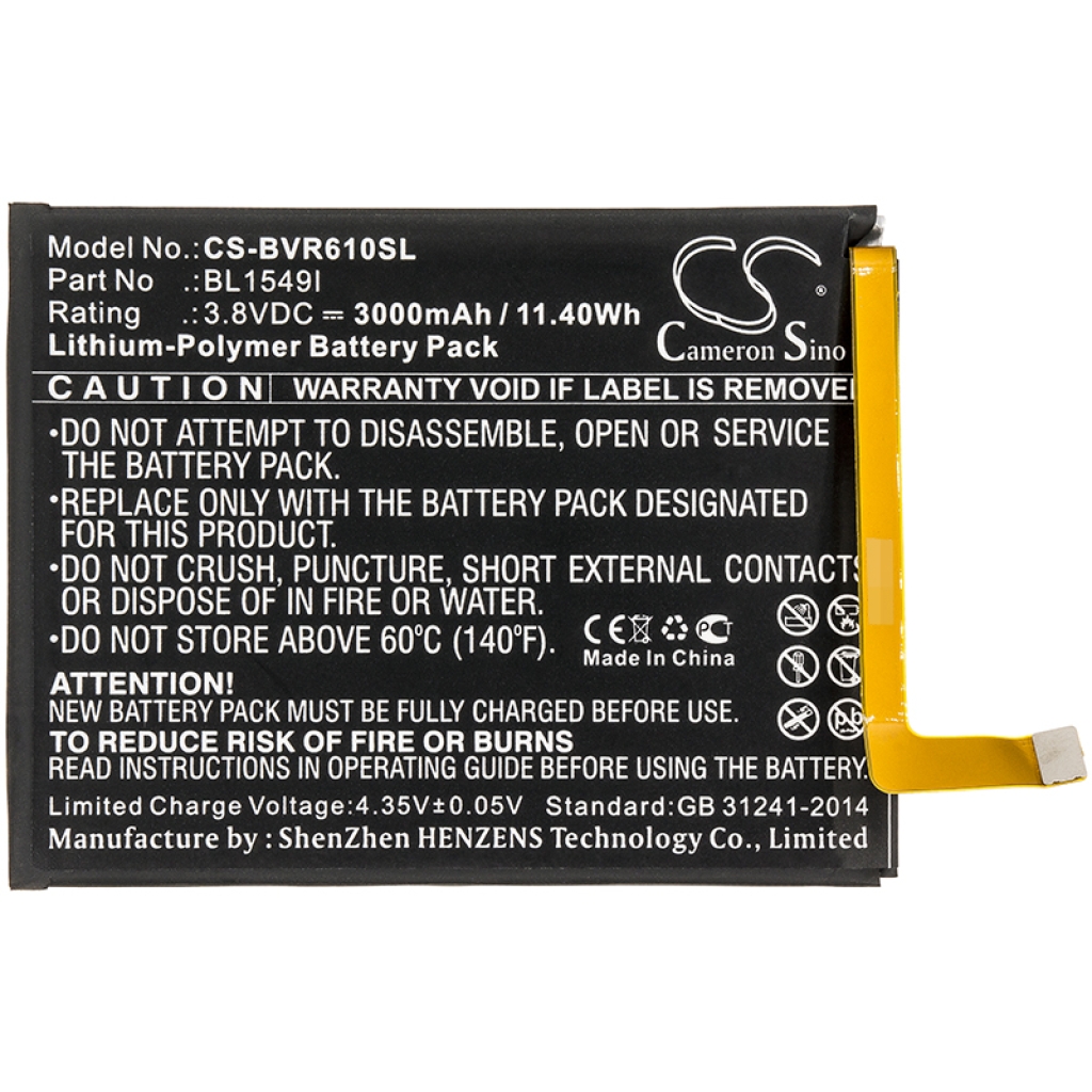 Battery Replaces BL1549I