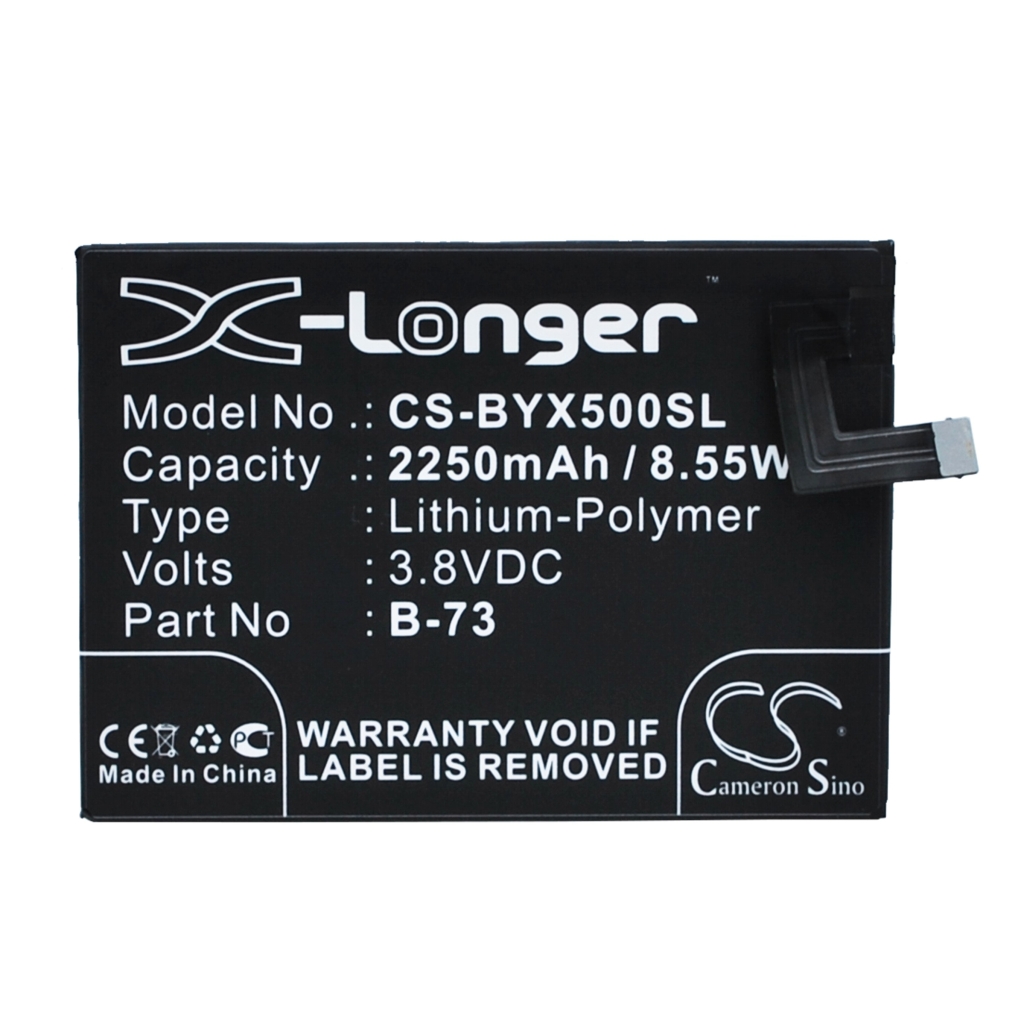 Compatible battery replacement for BBK  B-73