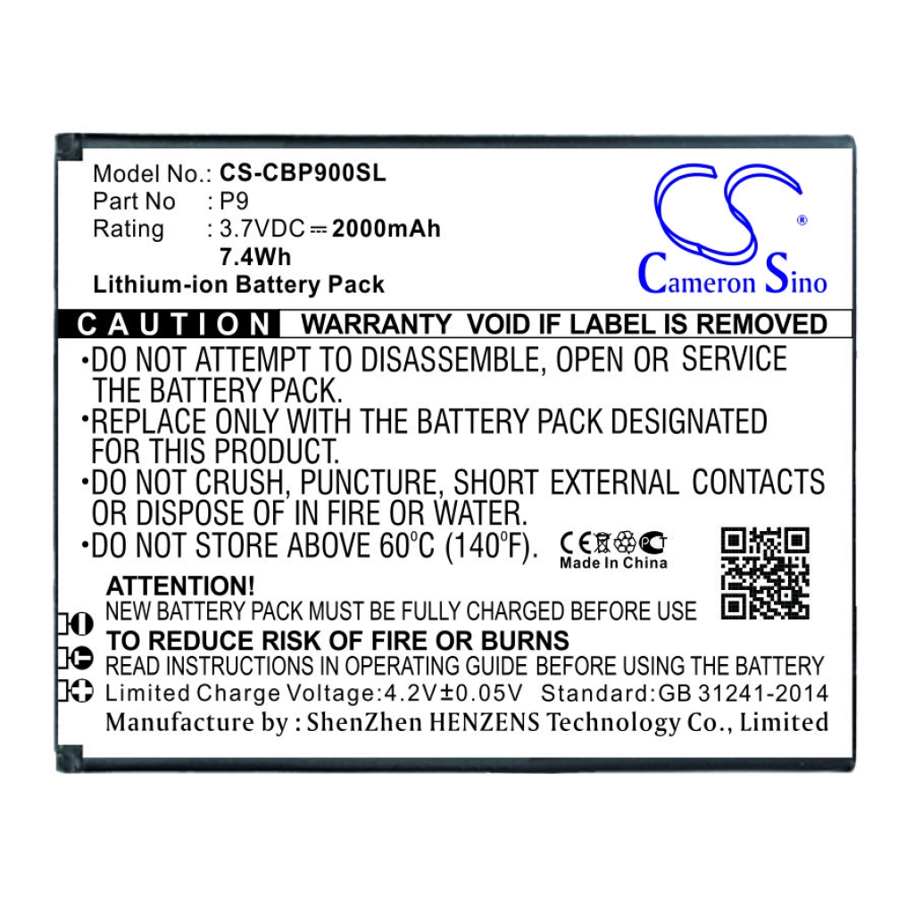 Battery Replaces P9