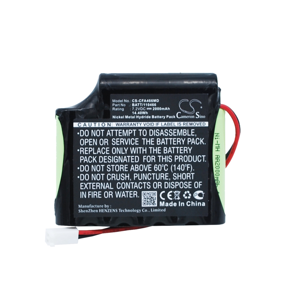 Compatible battery replacement for Globus  BATT/110466, 120466