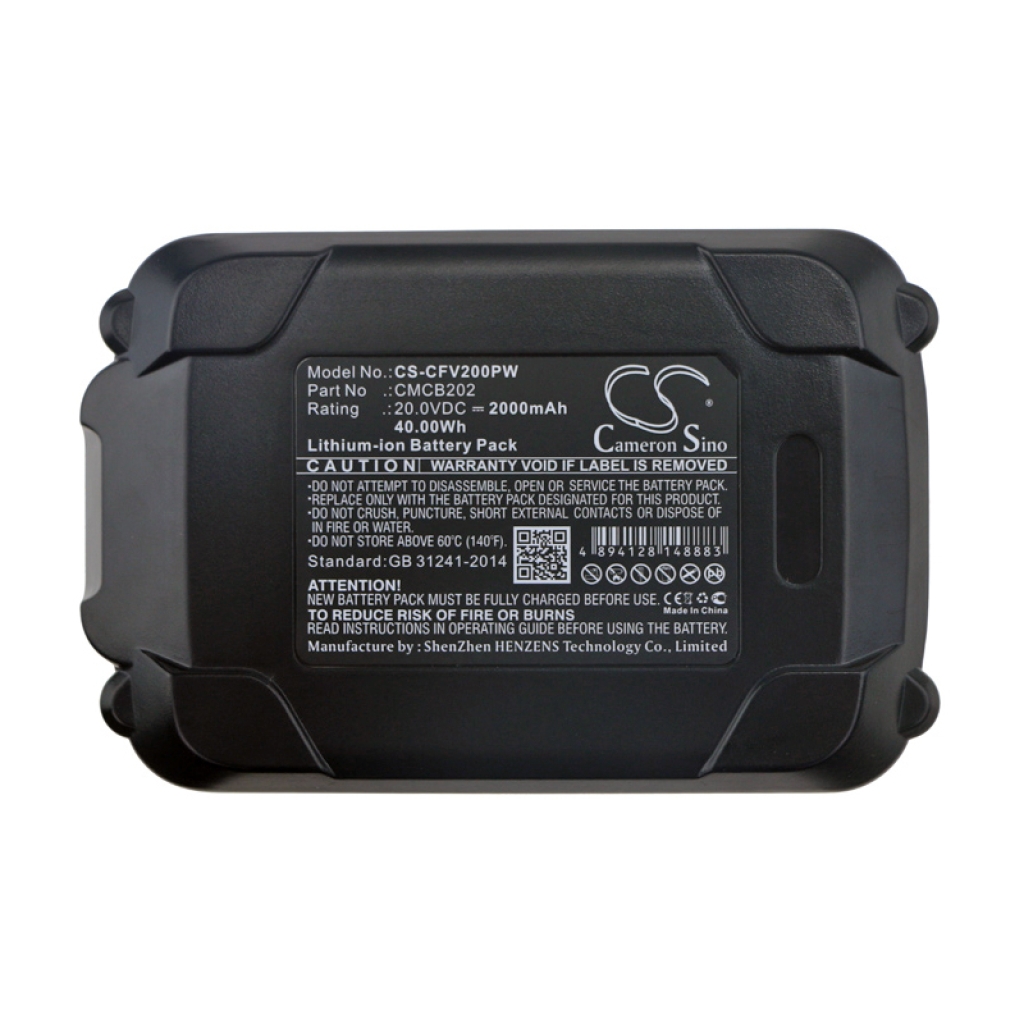 Compatible battery replacement for Craftsman  CMCN202, CMCB202