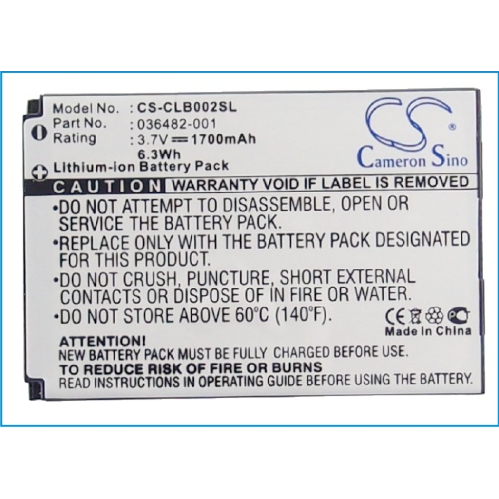 Clothes battery Columbia CS-CLB002SL