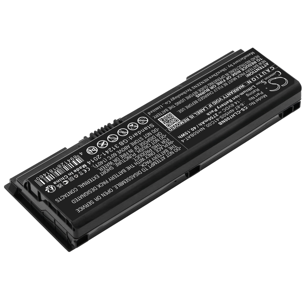 Compatible battery replacement for HASEE  NH50BAT-4, 6-87-NH50S-41C00