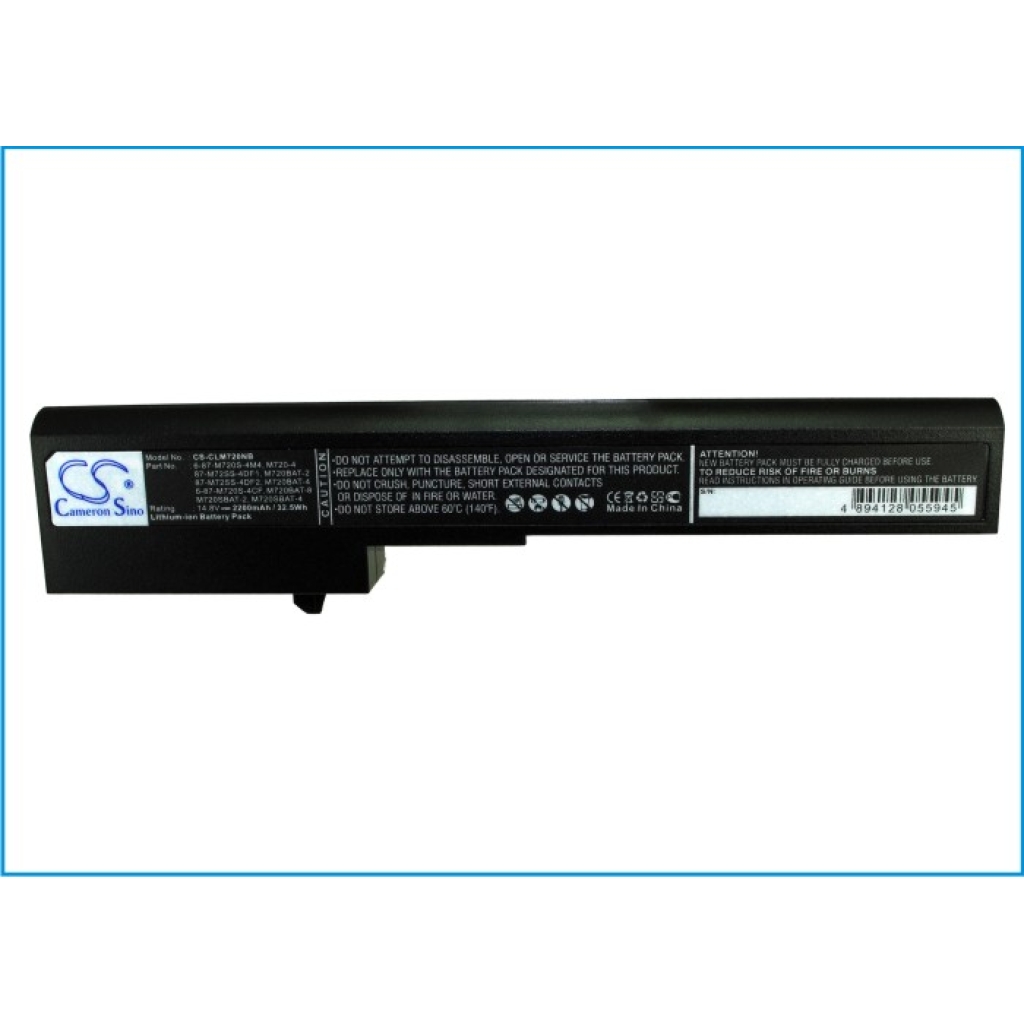 Notebook battery CLEVO MobiNote M722S