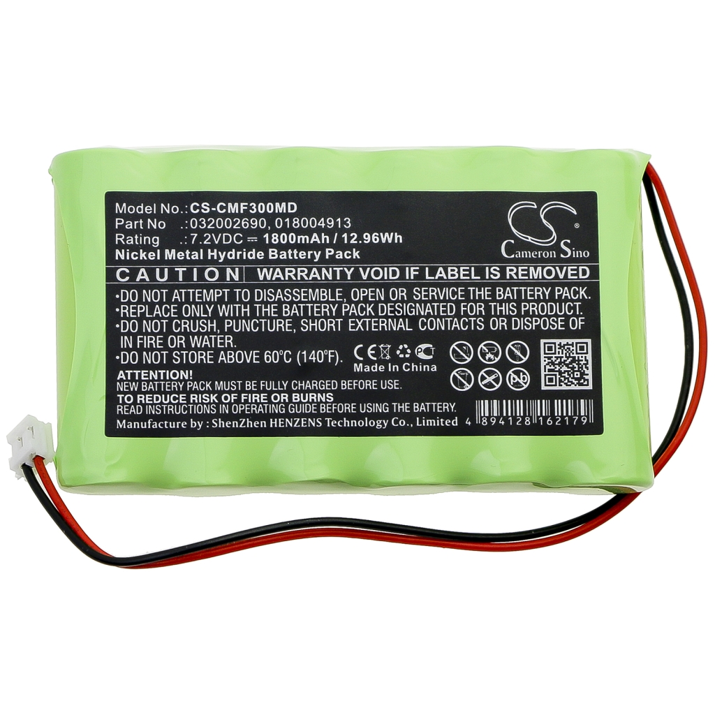 Compatible battery replacement for Compex  018004913, 018.004.913, 032002690