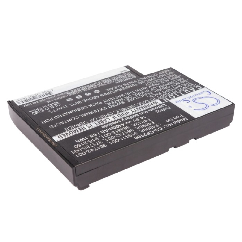 Compatible battery replacement for Compaq  319411-001N, 4UR18650F-2-QC-KT, F4098A, HSTNN-DB13, 372114-001...