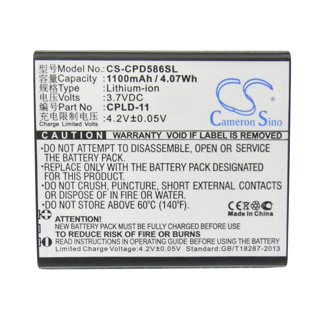 Compatible battery replacement for Coolpad  CPLD-11