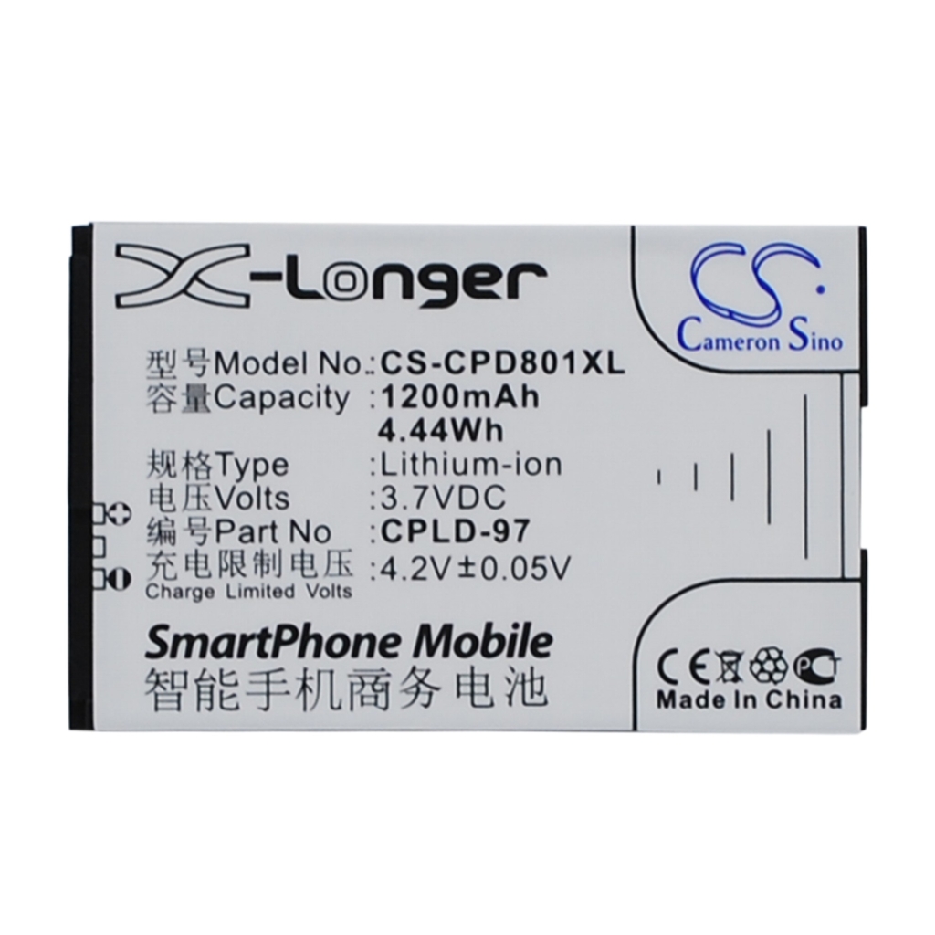 Mobile Phone Battery Coolpad CS-CPD801XL