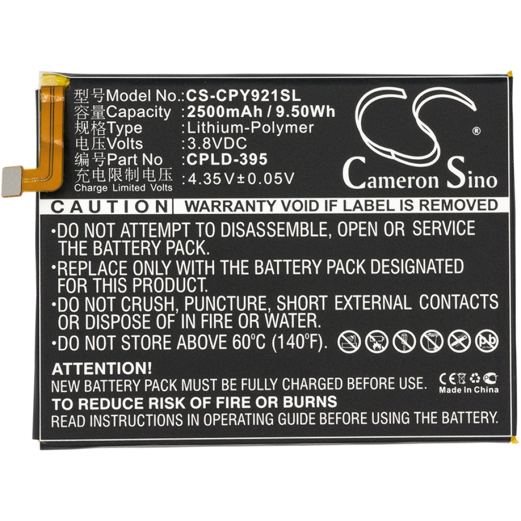 Compatible battery replacement for Coolpad  CPLD-395