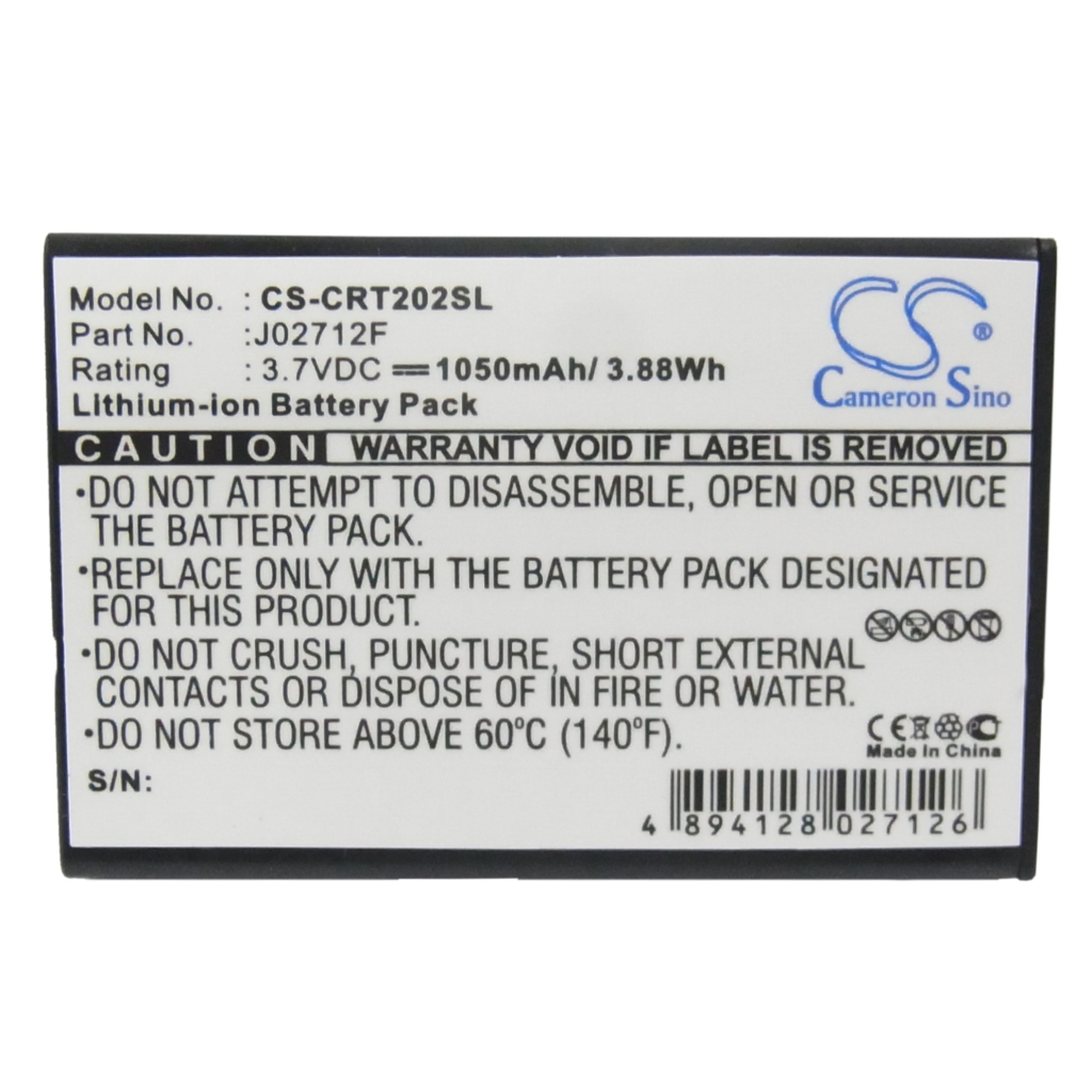 MP3, MP4, PMP Battery Creative CS-CRT202SL