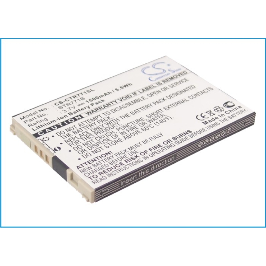 Compatible battery replacement for CASIO  BTR771B