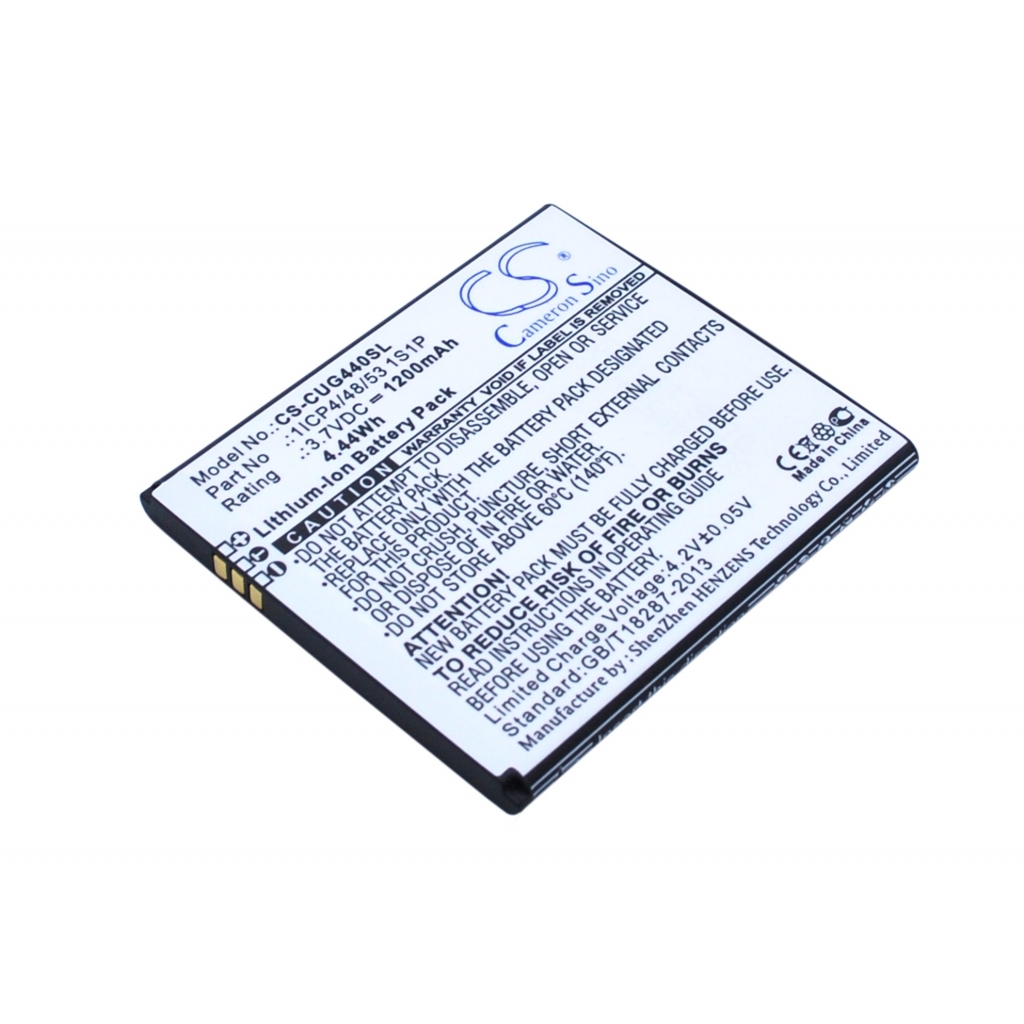 Compatible battery replacement for Cube1  1ICP4/48/53 1S1P