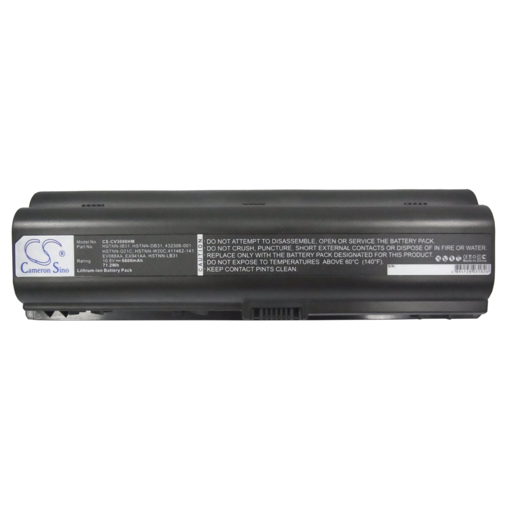 Compatible battery replacement for HP  454931-001, HSTNN-IB42, 411462-442, 441425-001, EX941AA...