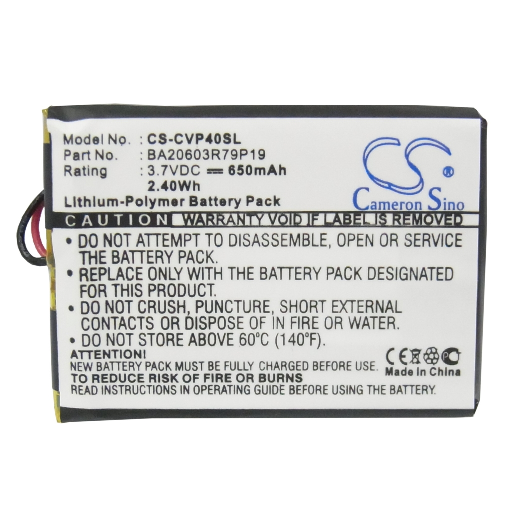 Compatible battery replacement for CREATIVE  BA20603R79919