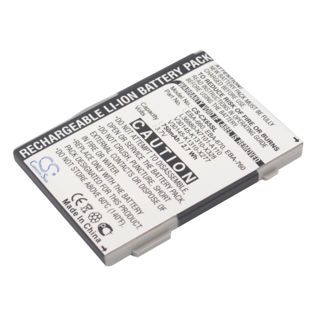 Compatible battery replacement for Siemens  EBA-770, V30145-K1310-X328, L36880-N7101-A110, EBA-760, V30145-K1310-X321...