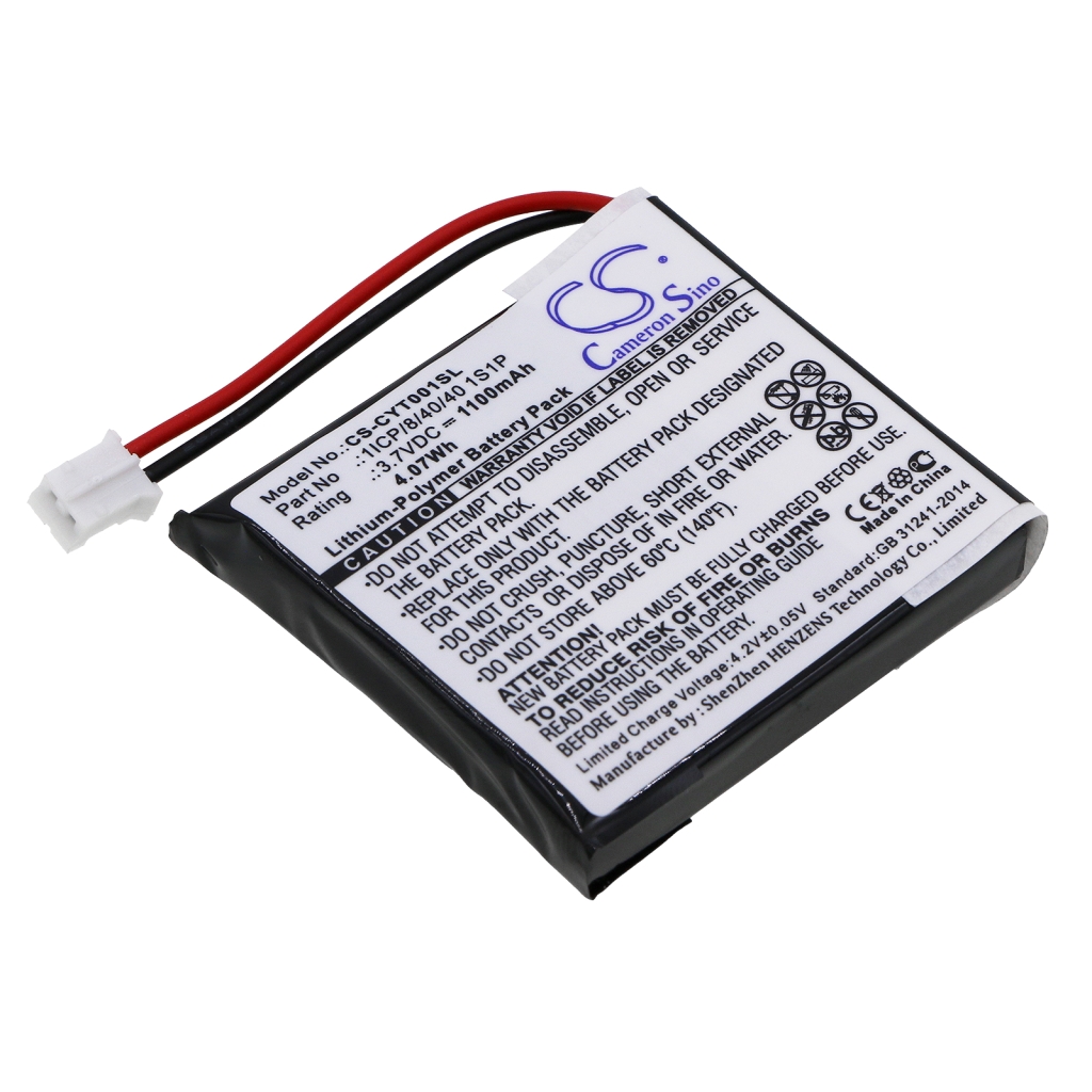 Compatible battery replacement for Coyote 1ICP/8/40/40 1S1P