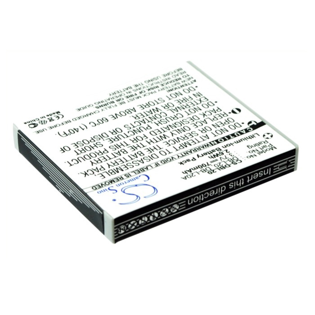 Compatible battery replacement for Sanyo  DB-L20, DB-L20A