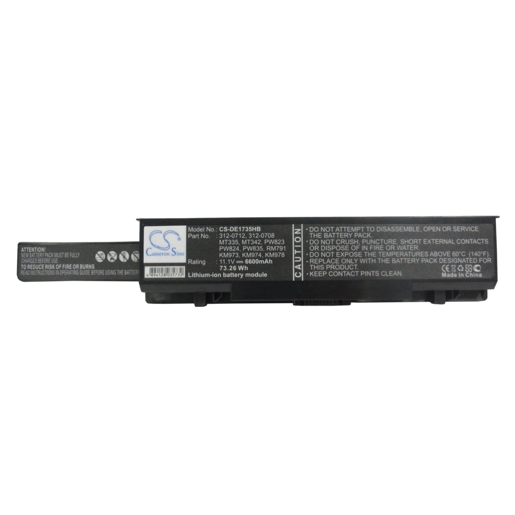 Notebook battery DELL CS-DE1735HB