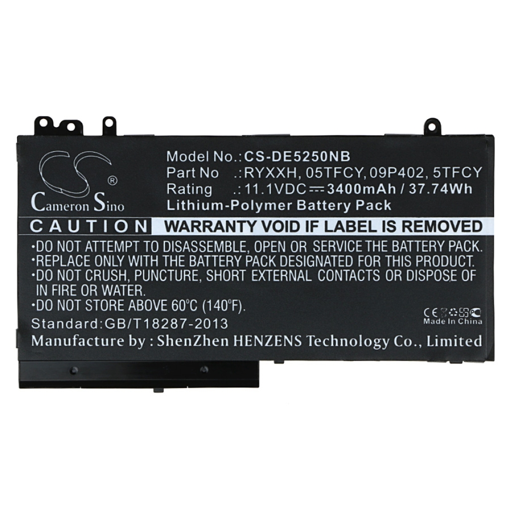 Notebook battery DELL CS-DE5250NB