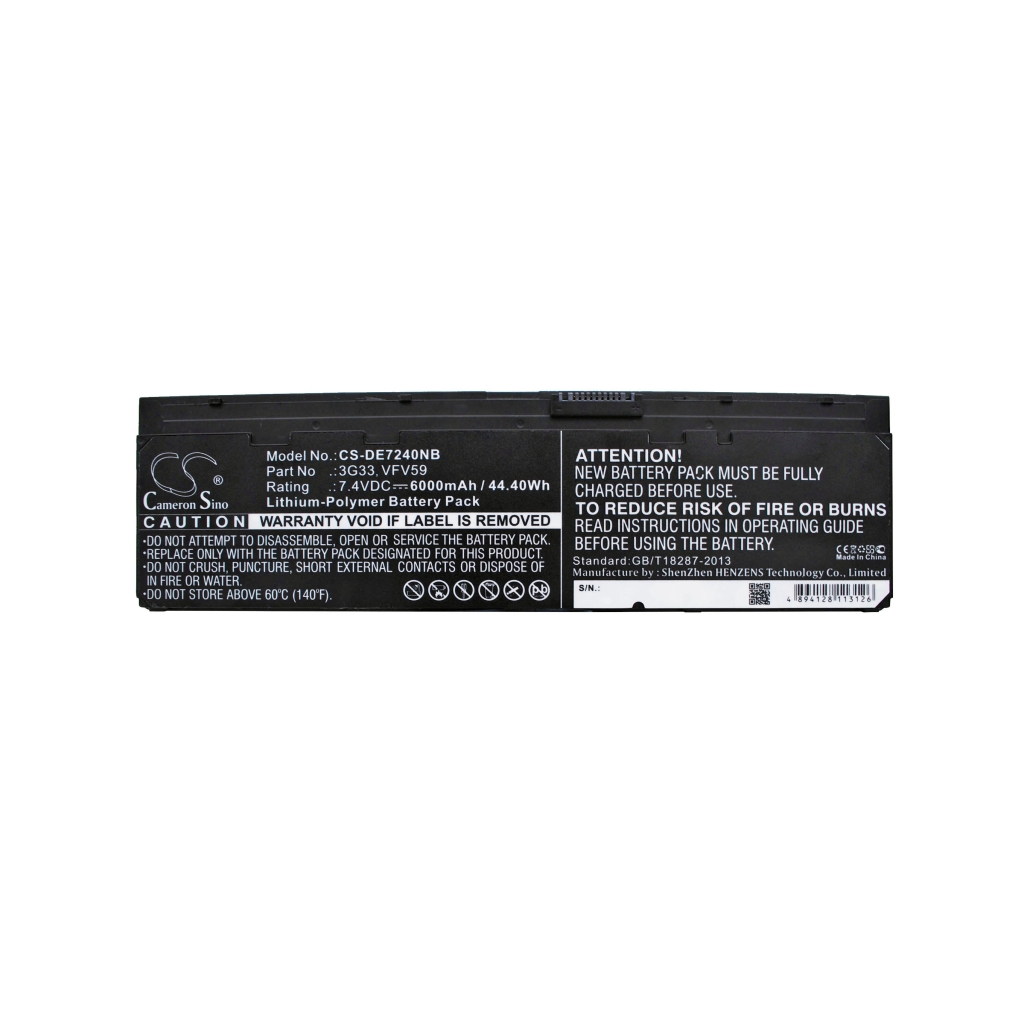 Notebook battery DELL Latitude 12 7000