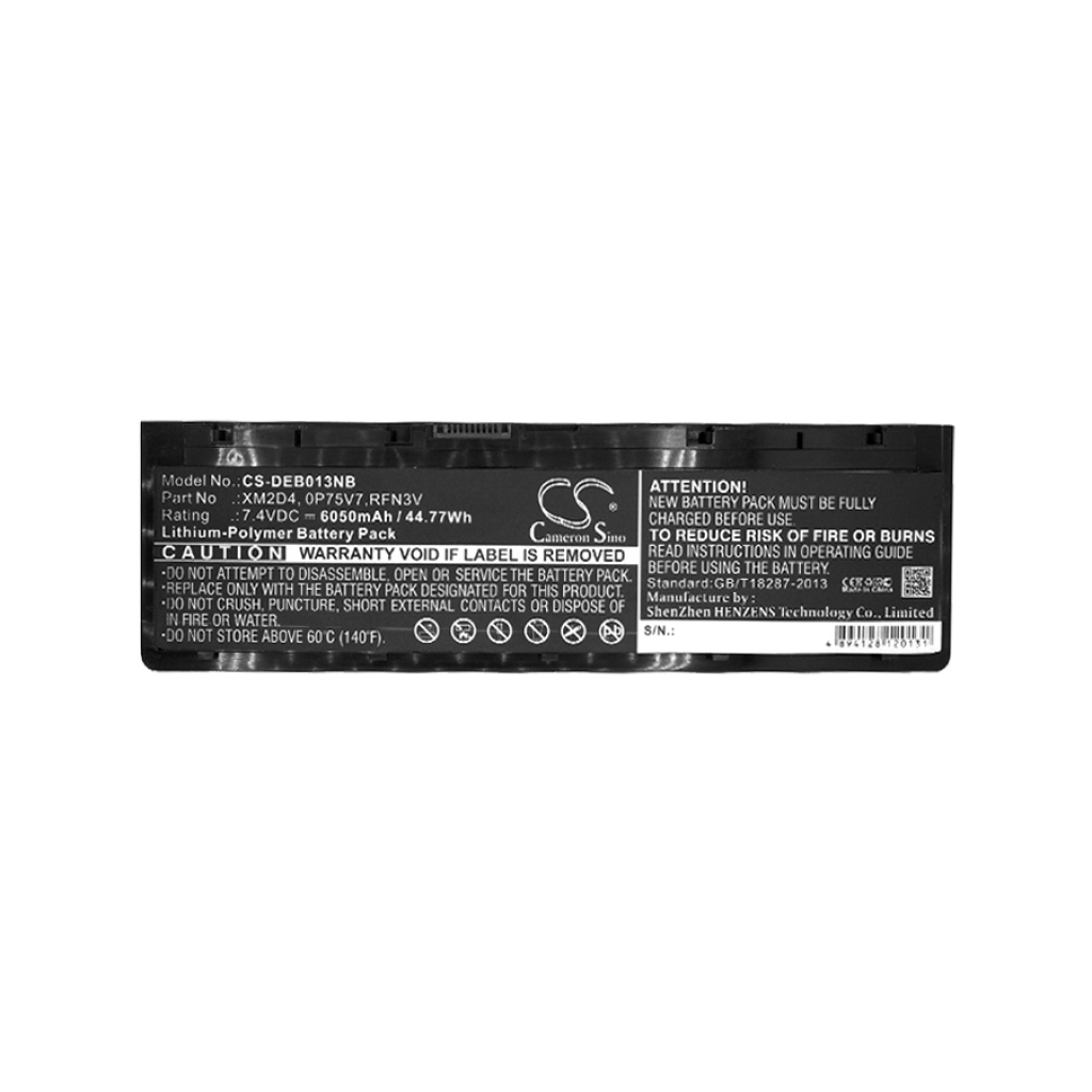 Notebook battery DELL CS-DEB013NB