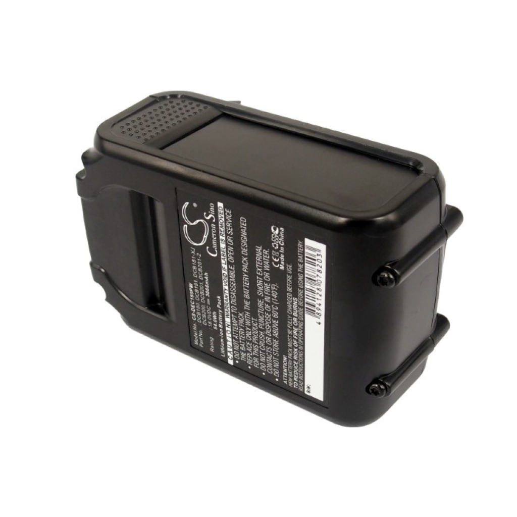 Compatible battery replacement for DeWalt  DCB180, DCB201, DCB612, DCB120, DCB182-XE...