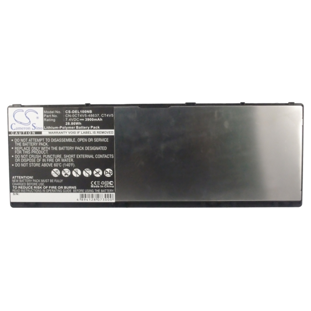 Compatible battery replacement for DELL  312-1412, FWRM8, 1XP35, CT4V5, 1VH6G...