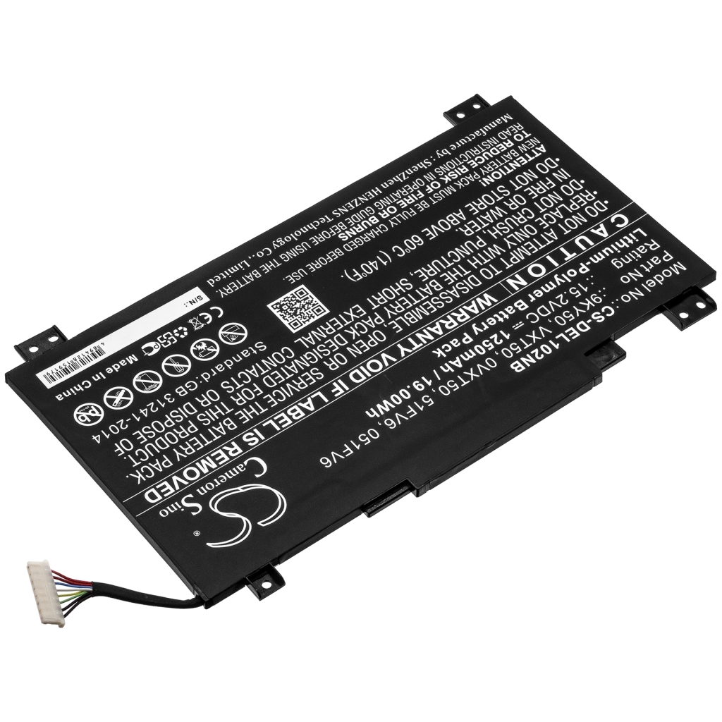 Notebook battery DELL CS-DEL102NB