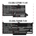 Notebook battery DELL CS-DEL127NB