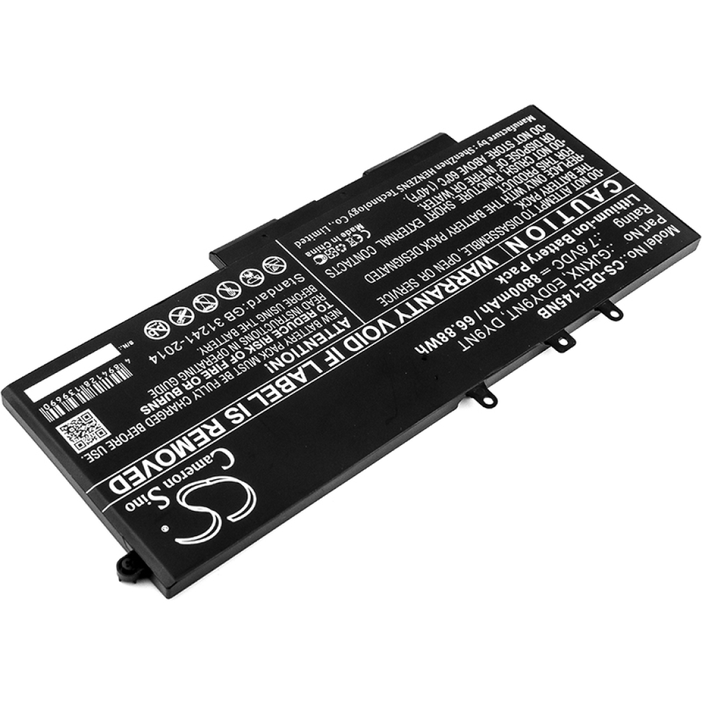 Compatible battery replacement for DELL  GJKNX, 4YFVG, GD1JP, 03VC9Y, FPT1C...