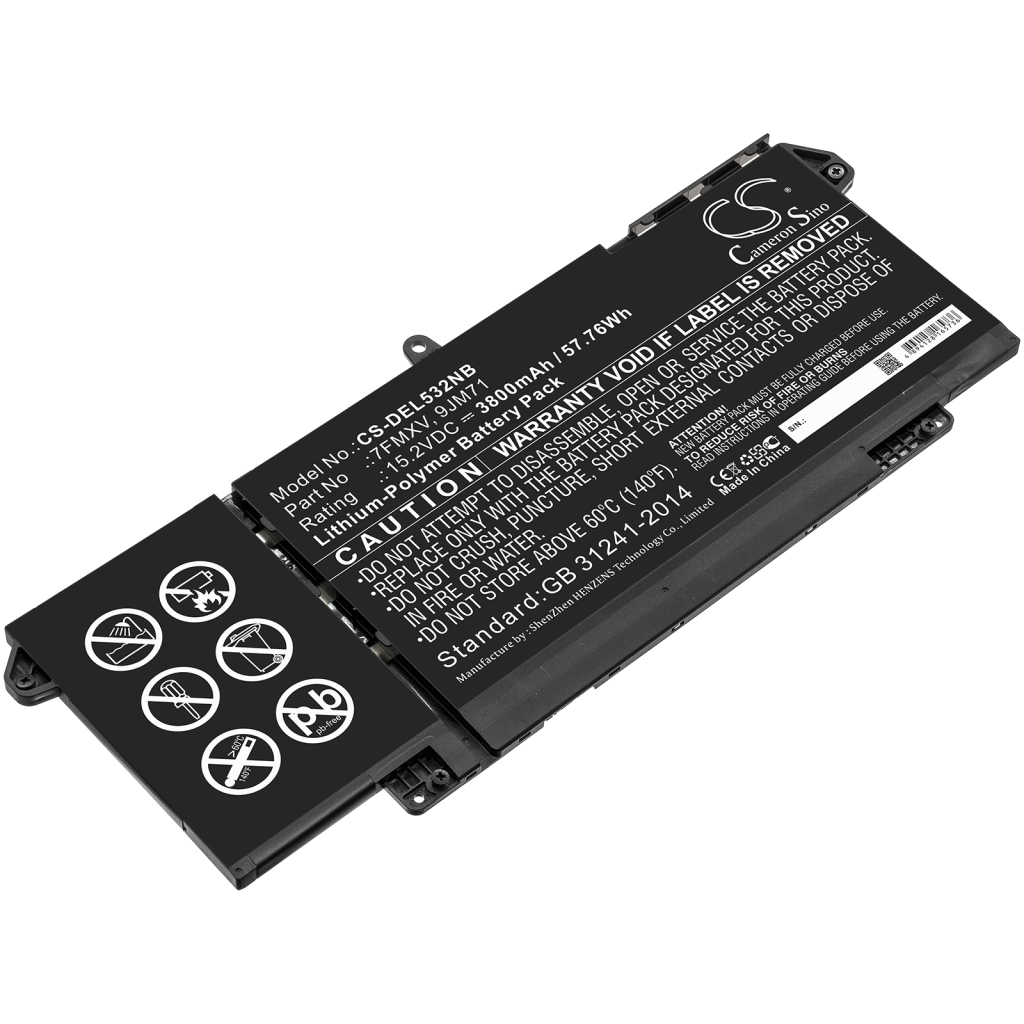 Notebook battery DELL Latitude 7520