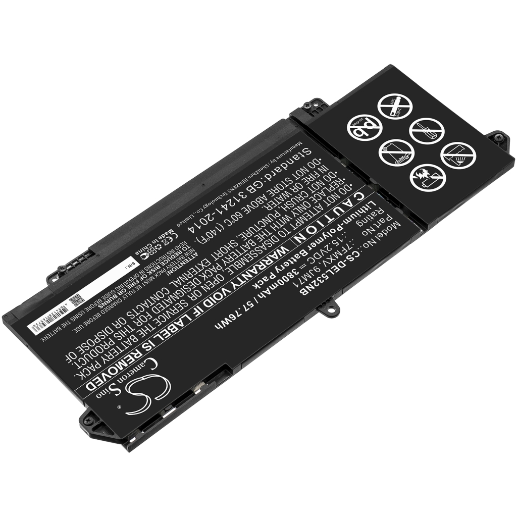 Notebook battery DELL Latitude 7520