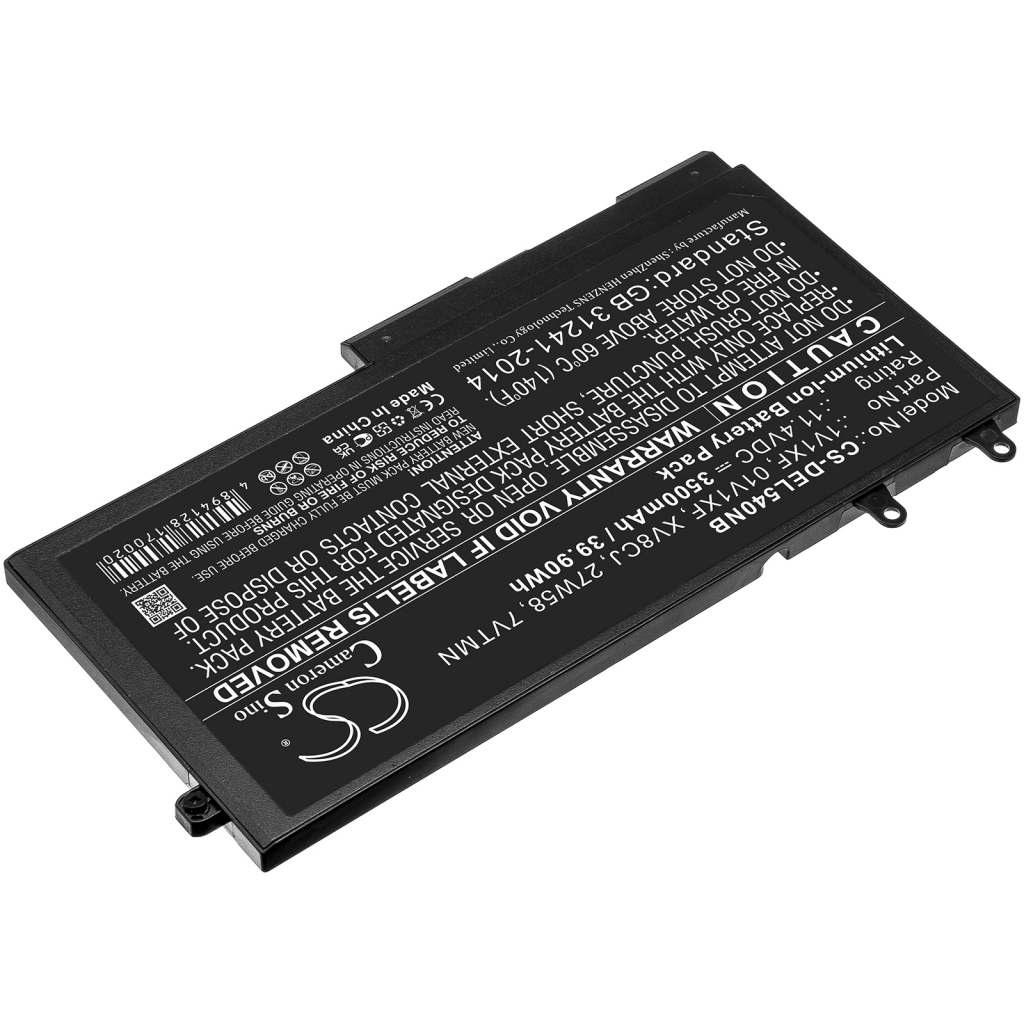Notebook battery DELL CS-DEL540NB
